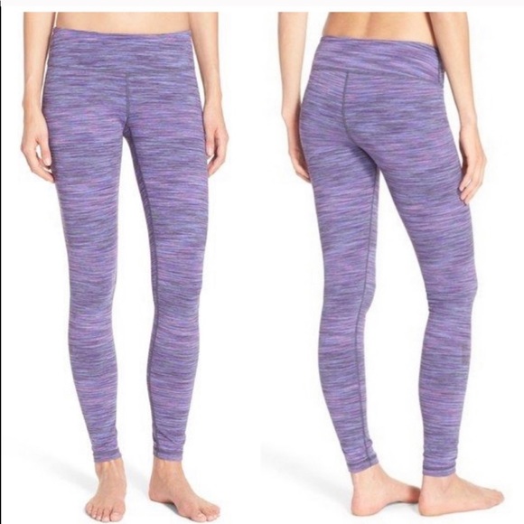 Zella Pants - Zella purple space dye live in leggings size XS
